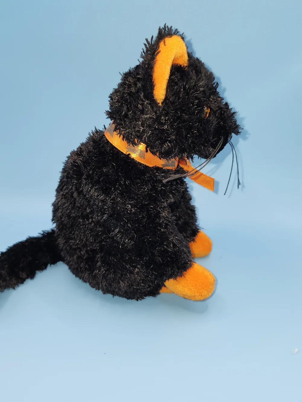 Vintage Ty Beanie Baby FRAIDY Black Cat 2000 Halloween Plush - No Hang Tag